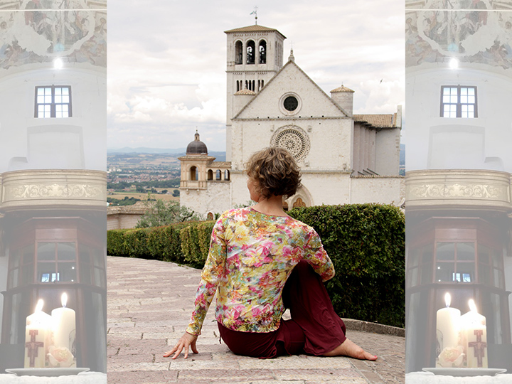 Viniyoga yoga retreat in Assisi Italy with Mirka Kraftsow