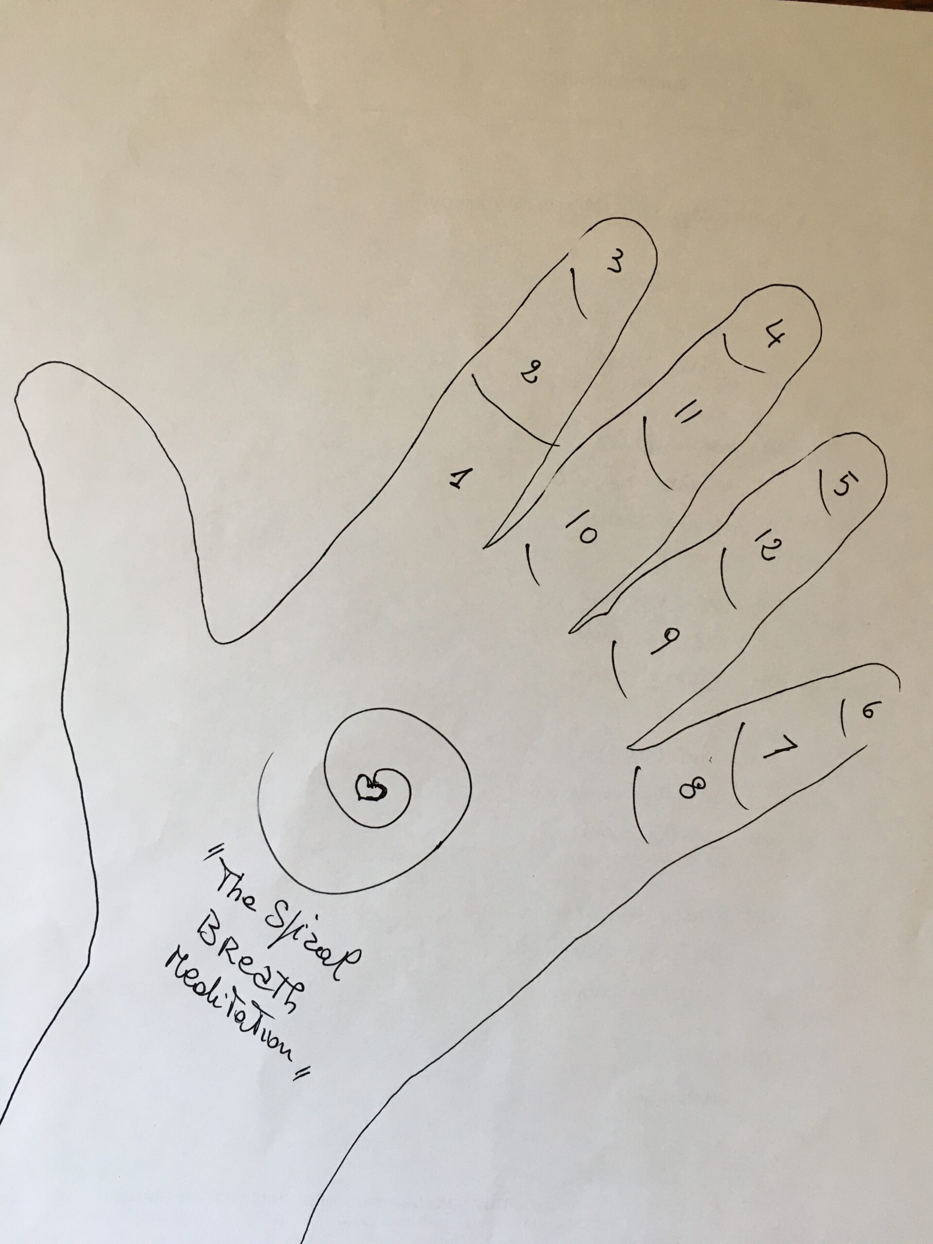 Finger/phalanges counting for focus