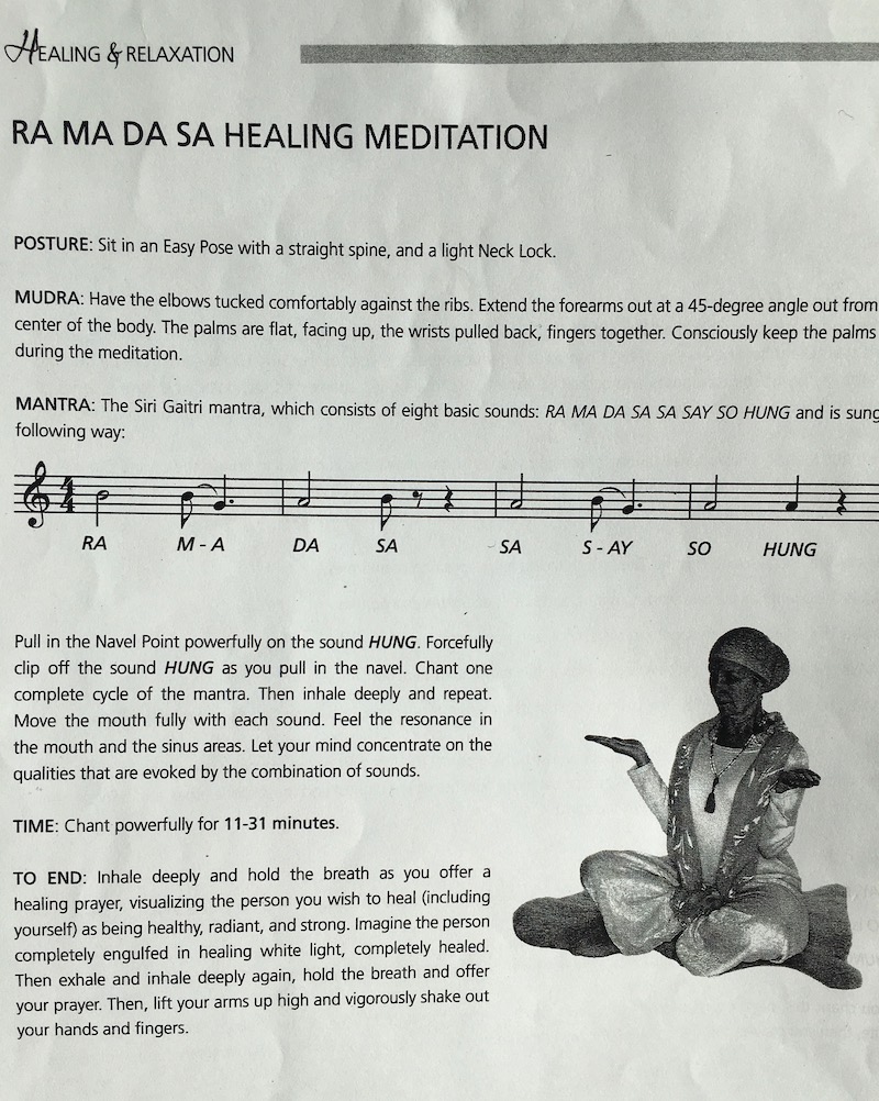 Ra Ma Da Sa Sa Say So Hum chant