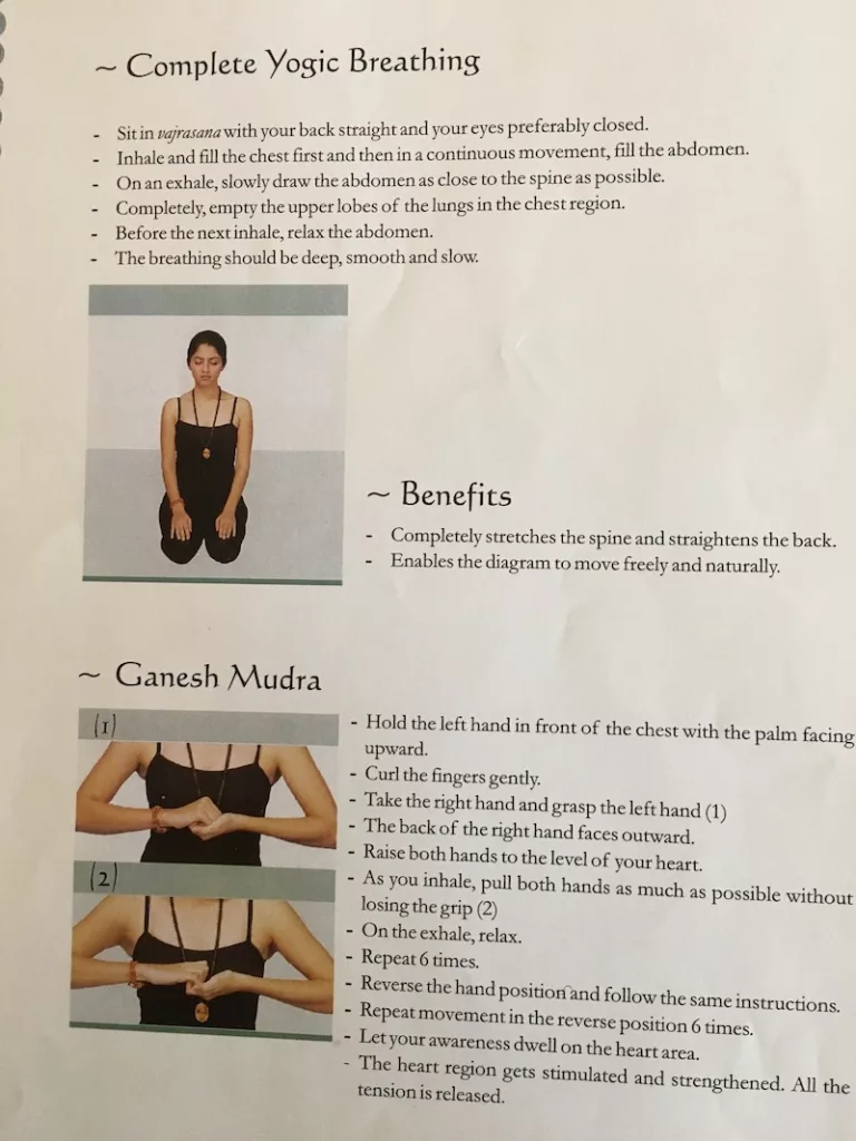 Complete Yoga Breathing - Ganesh Mudra