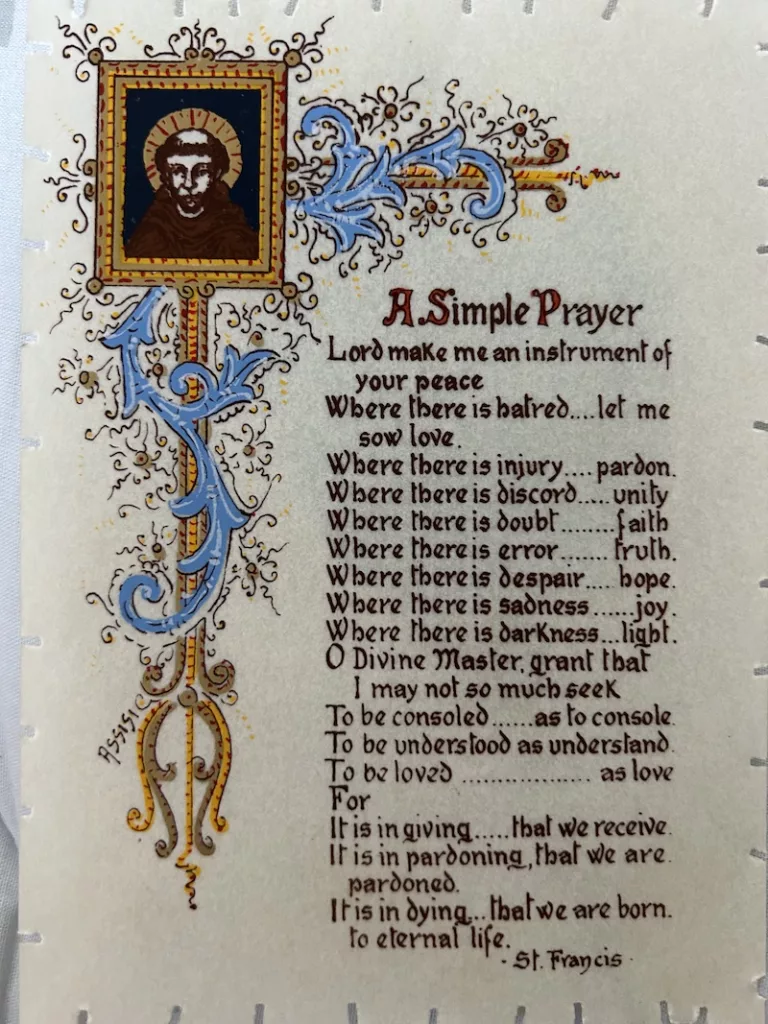 A Simple Prayer - St. Francis