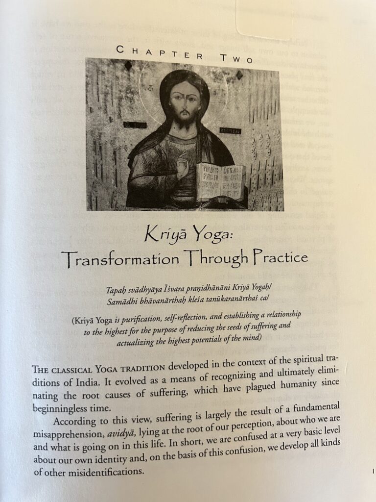 Kriya Yoga - From the book “yoga for transformation “